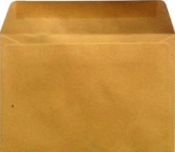 Крафт конверт с логотипом С6 (114х162 мм.) МК