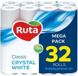 Туалетная бумага RUTA 32 рулона