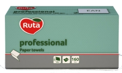 Рушники паперові V-складення RUTA, зелені