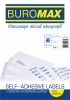 Клейкі етикетки BUROMAX, 12 шт/лист