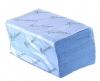 Полотенца бумажные V-сложение синие Кохавинка