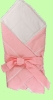 Детский конверт-одеяло на выписку розовый